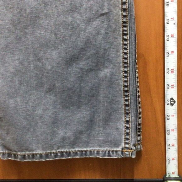 Mens Express Gray Wash Loose Fit‎ Jeans Size 36/30 - Picture 6 of 6